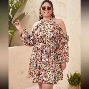 2xl shein floral sundress